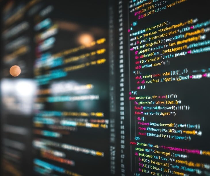 Image of a screen with code on it. 