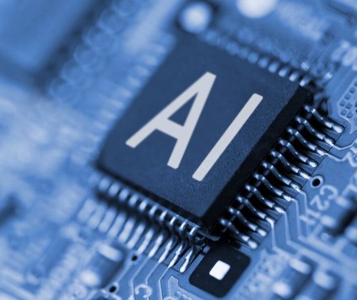 Image of a computer chip labelled 