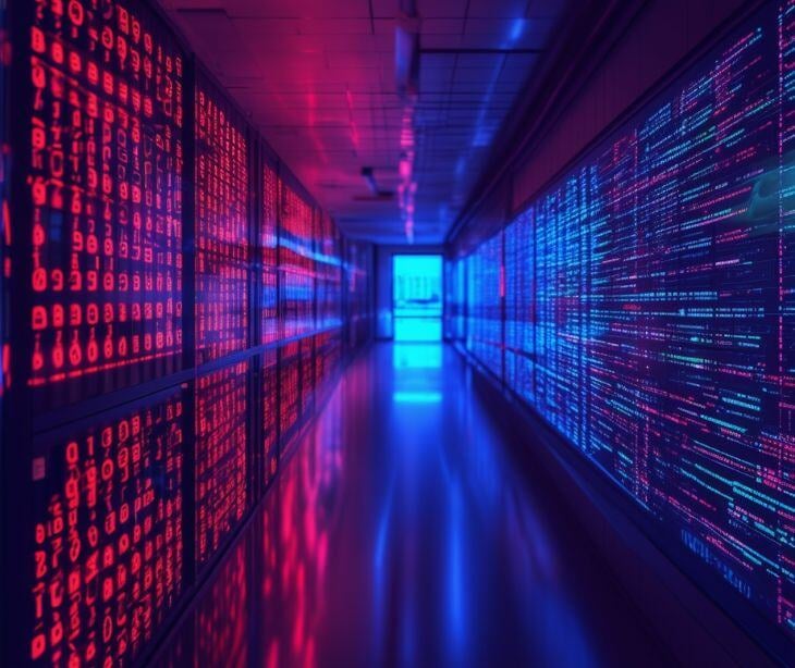 red and blue servers