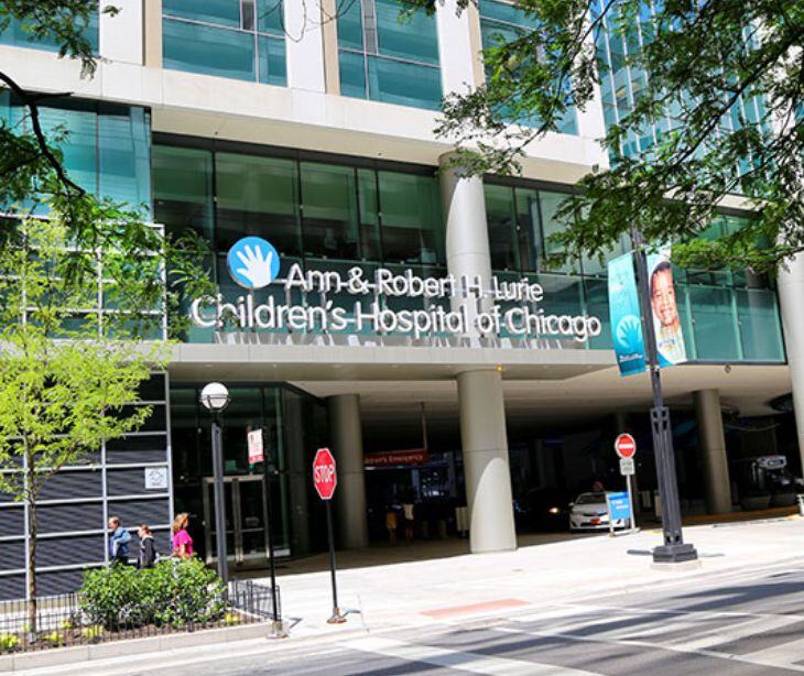 Lurie children's hospital exterior