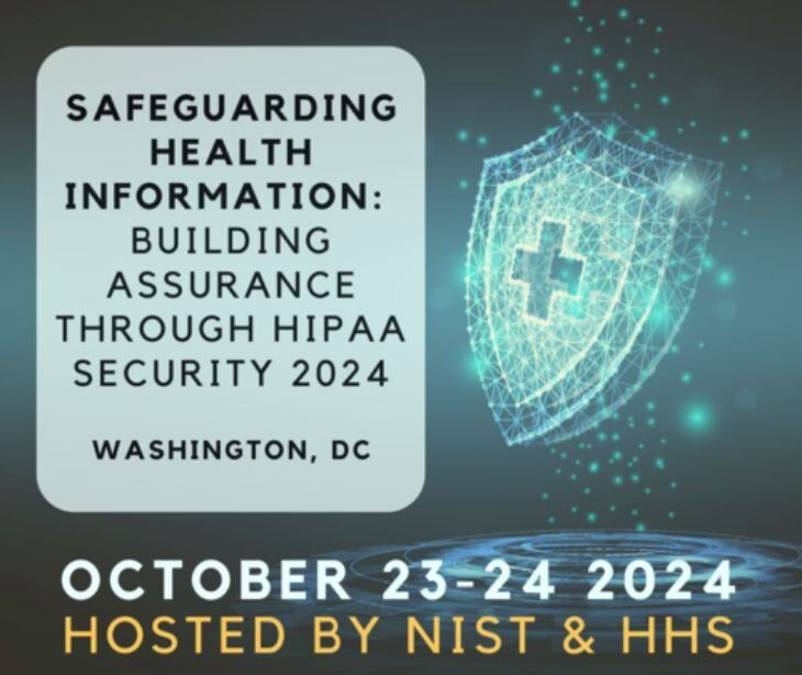conference flyer for post Cybersecurity collaboration takes center stage at HIPAA Security 2024 conference