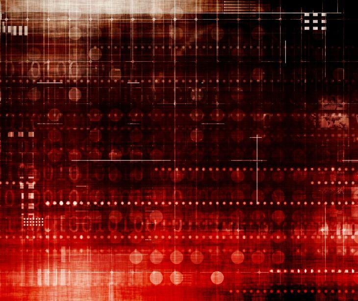 red digital data