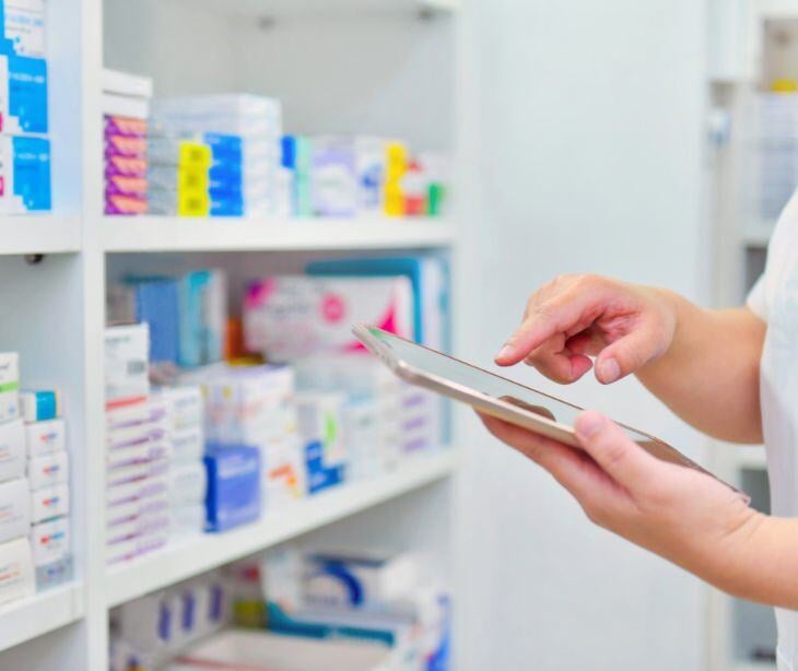 pharmacy shelf