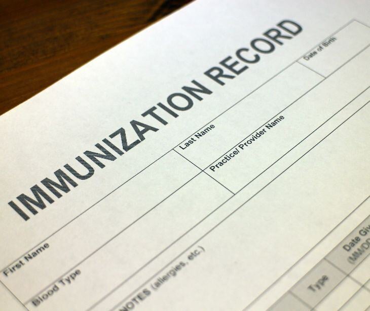 How does HIPAA apply to student immunization records? 