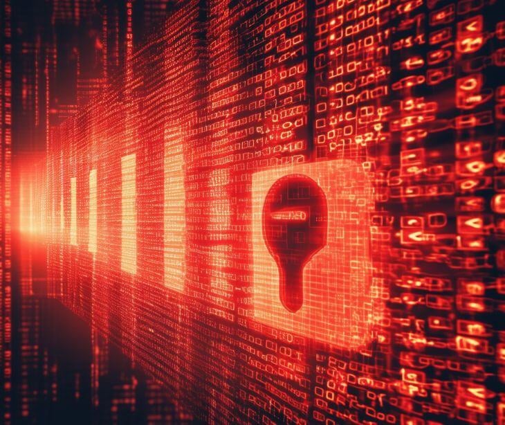 red digital email key