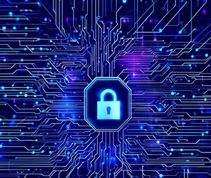 blue security shield