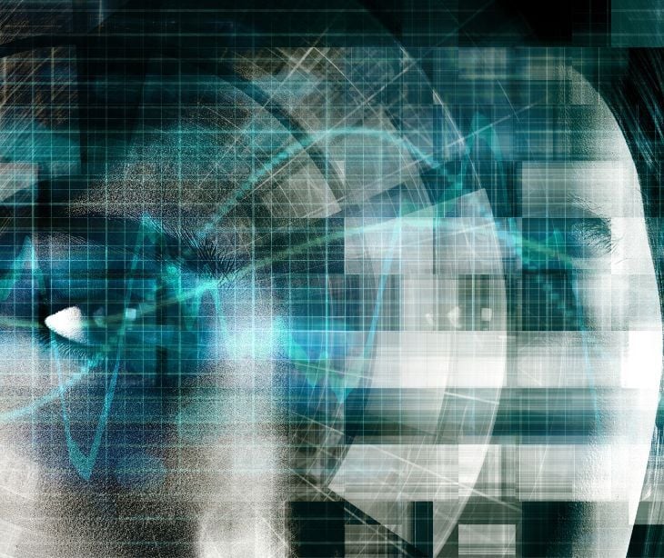 digital graphic of persons eye