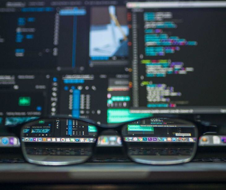 glasses in front of computer screen for post PRC-Saltillo experiences data breach affecting 51,627