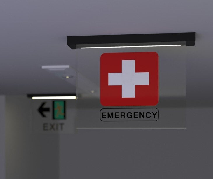 Image of emergency sign for article about The role of service feedback in emergency medical services