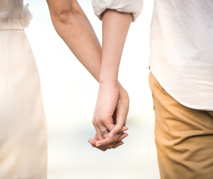 Image of couple holding hands for blog about Does HIPAA apply to spouses? 