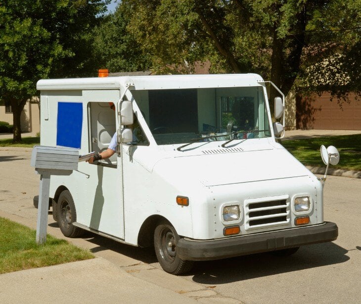 Image of mail delivery truck for blog about What is HIPAA's Conduit Exception