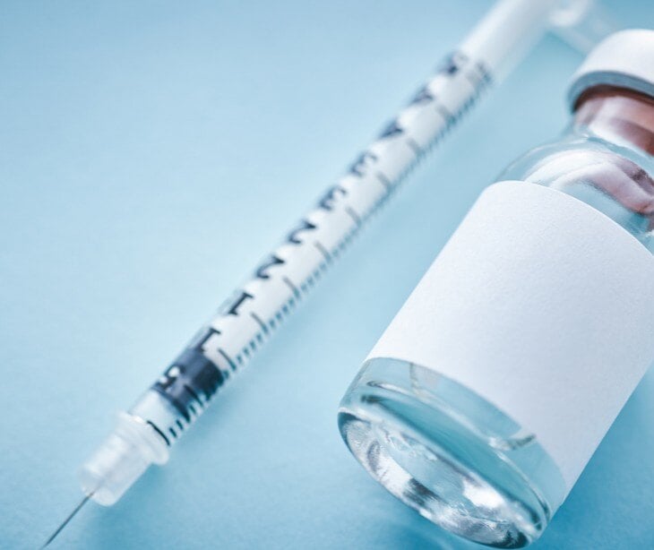 Image of vaccine and needle for blog about Social media HIPAA violation series: Texas Children's Hospital - Vaccination controversy