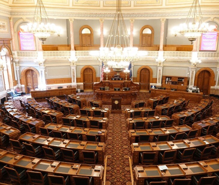 Image of congress room for blog about What providers must know about the new cybersecurity Senate Bill