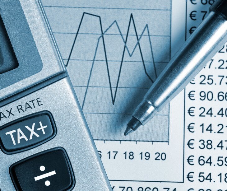 Image of tax calculator for blog about Title III of HIPAA