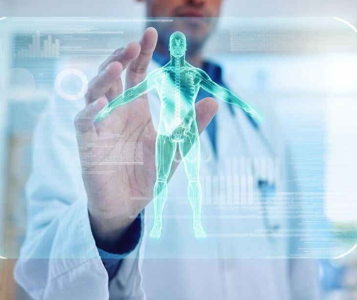 digital body with researcher