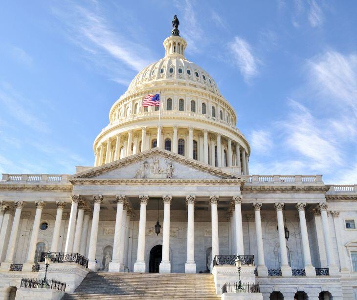 US capitol building for post US Senators propose stricter cybersecurity for healthcare entities