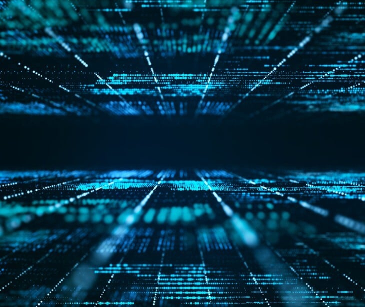 Image of data in the ethernet.
