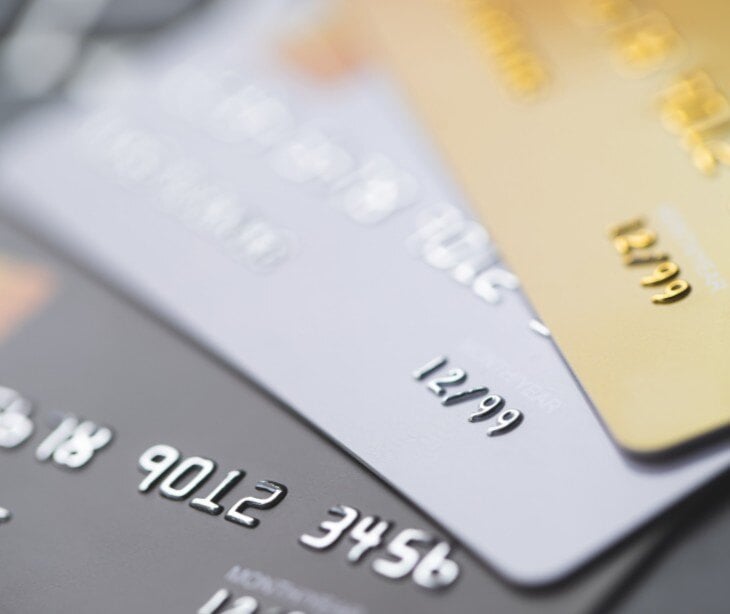 stack of credit cards