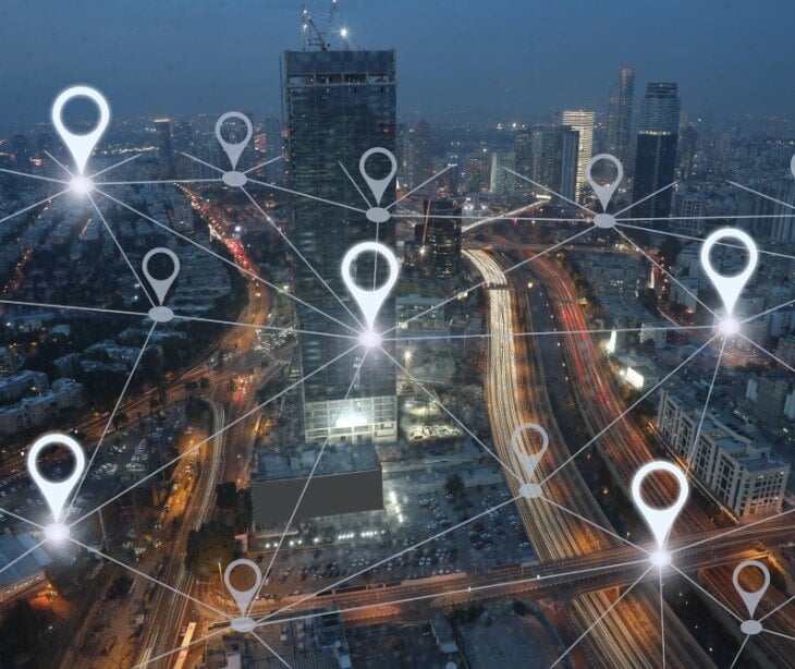 Image of location pins for blog about What are indoor positioning systems?