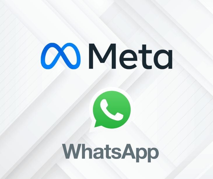 meta logo whats app logo